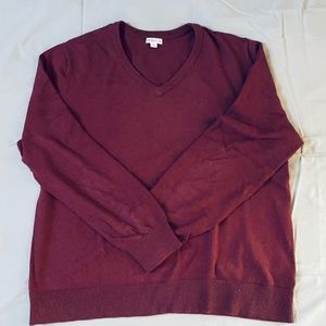 Mens XL Merona Cotton V neck Sweater